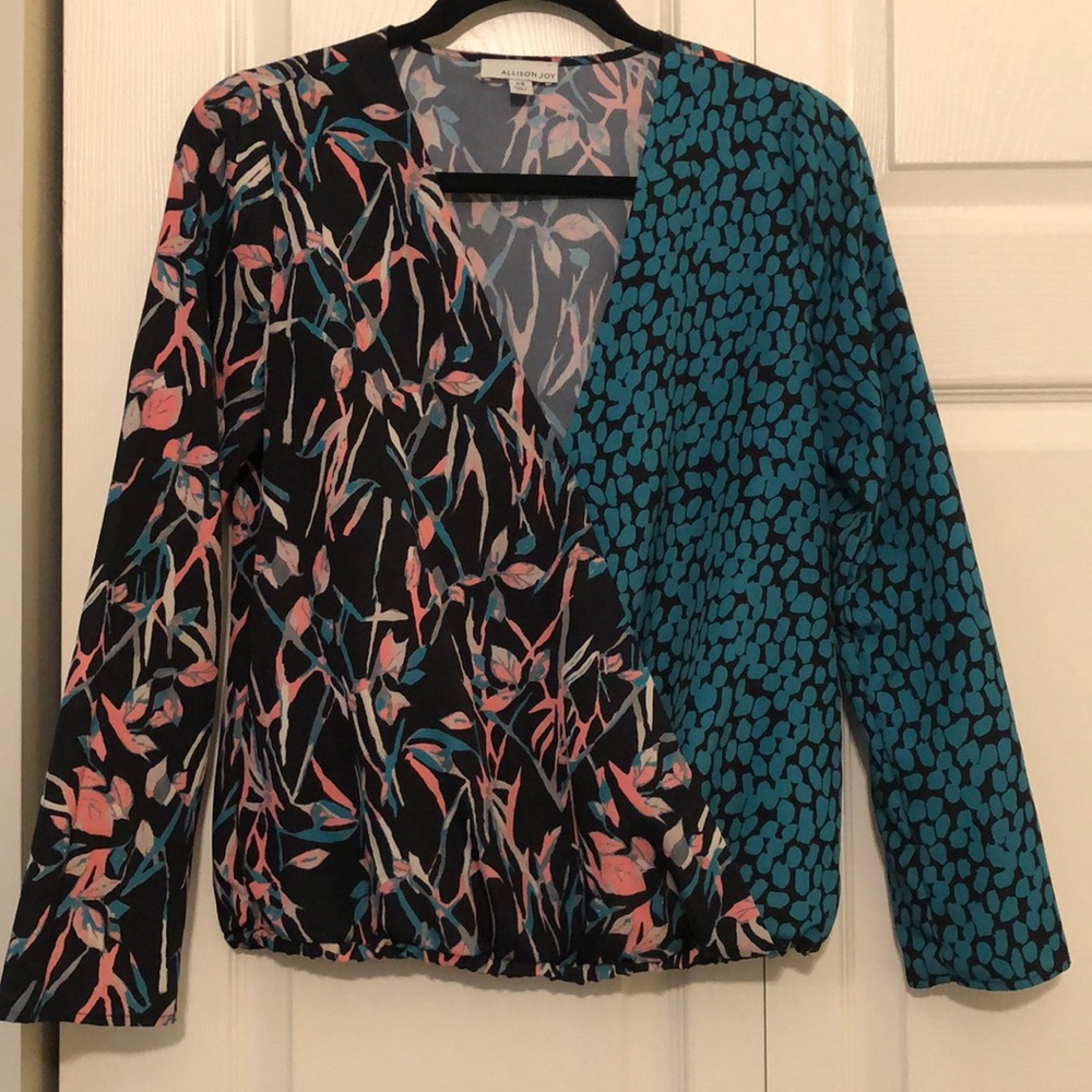 Surplice blouse